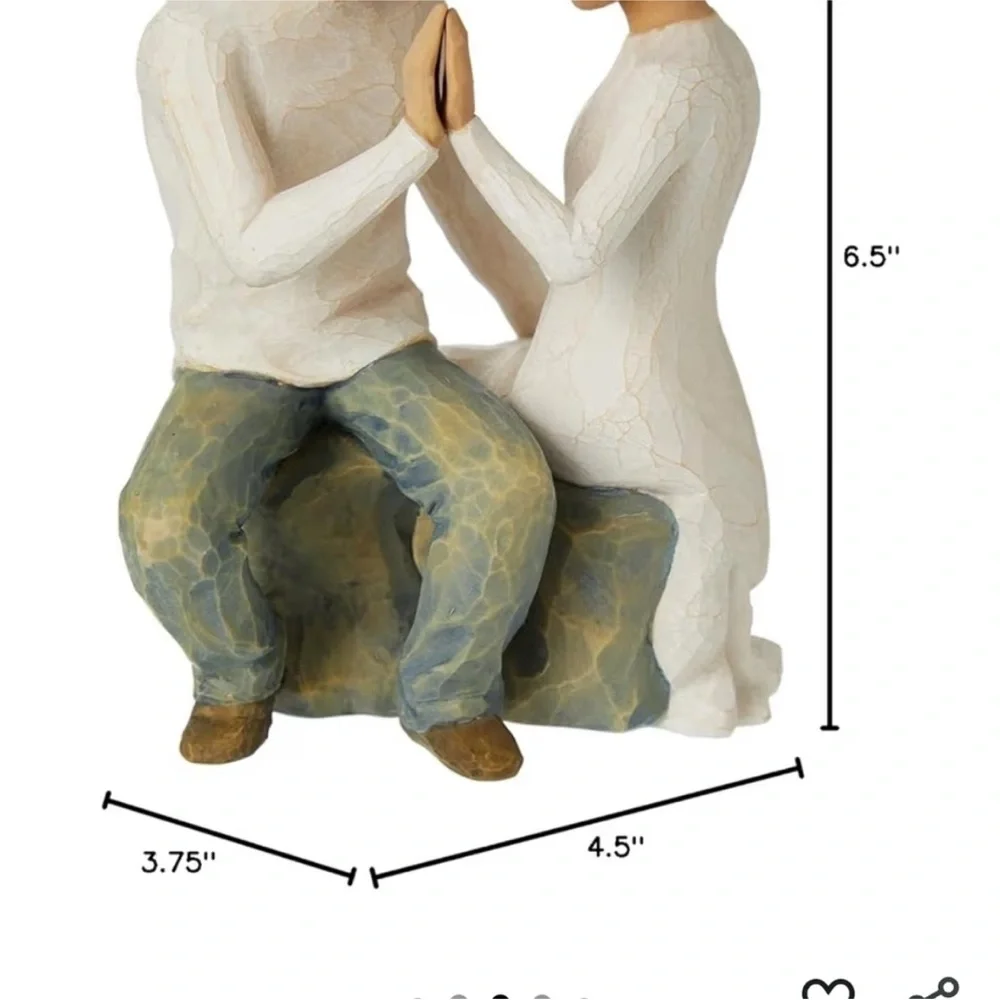 Willow Tree Around You CAKE TOPPER By Susan Lordi Hand-Painted #27342 Demdaco 5”